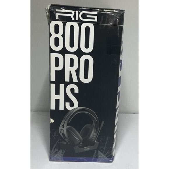 RIG 800 PRO HD Wireless Headset w Base for PC, PS4, PS5 (Black) - Open Box - Picture 3 of 5